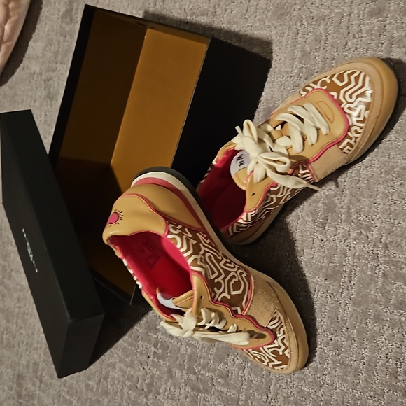 Almost new! Coach leather and suede shoes - Picture 8 of 11